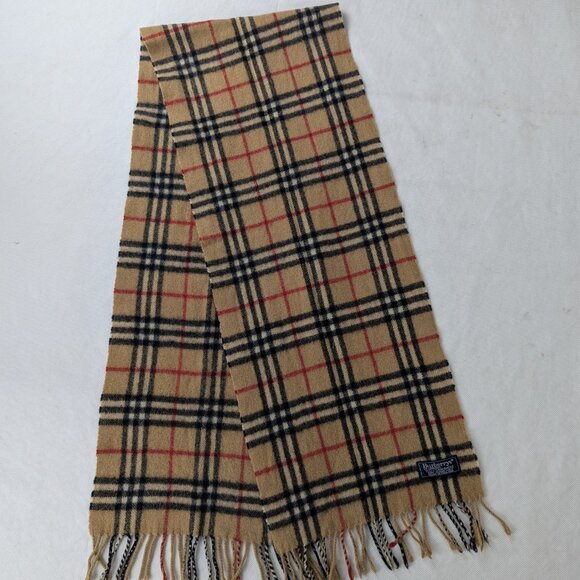Burberry Accessories - BURBERRY Cashmere Nova Check Scarf – Authentic Green Plaid – RARE FIND – FAST